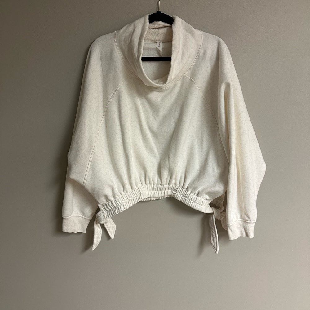 Cozy Cream Women's Sweater Sweatshirt Anthropologie Daily Practice large